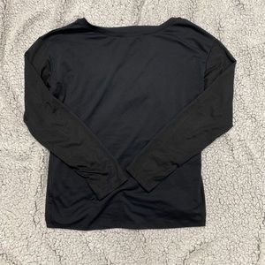 Black Fabletics athletic long sleeve shirt